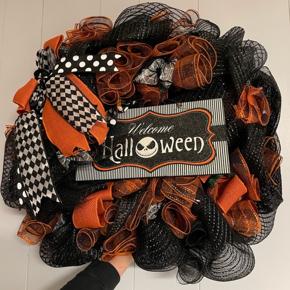 Disney's Nightmare Before Christmas Welcome Halloween Wreath